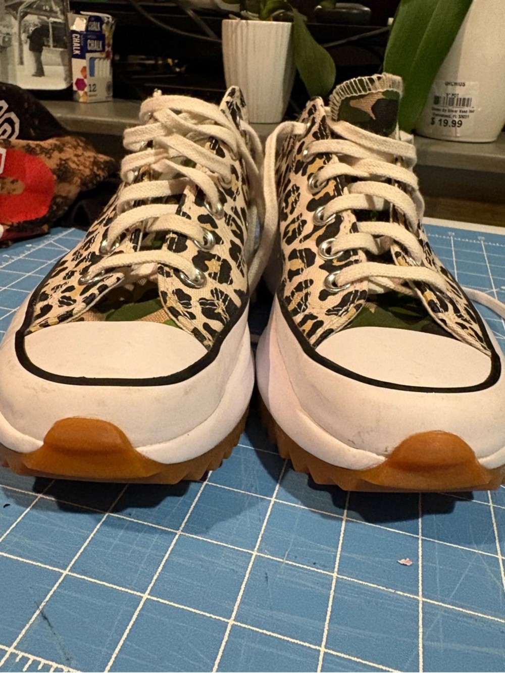 Converse Run Star Camo Leopard Platform Sneaker - Picture 10 of 12
